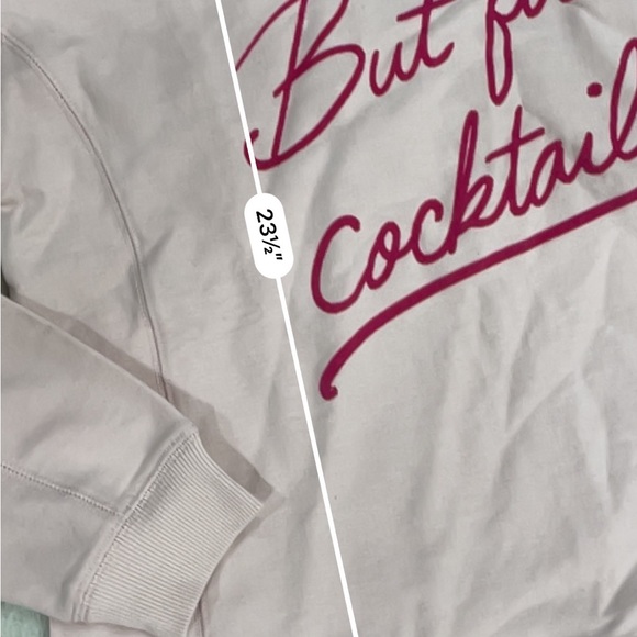 Wildfox but first cocktails pink sweatshirt - Picture 5 of 5
